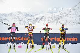 10.12.2023, Bad Gastein, Austria (AUT): Karolina Hedenstroem (SWE), Emilie Fleten (NOR), Anikken Gjerede Alnes (NOR), Ida Dahl (SWE), (l-r) - Ski Classics Bad Gastein Criterium - Bad Gastein (AUT). www.nordicfocus.com. © Reichert/NordicFocus. Every downloaded picture is fee-liable.