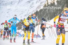 10.12.2023, Bad Gastein, Austria (AUT): Hedda Baangman (SWE), Ida Dahl (SWE), Silje Oeyre Slind (NOR), (l-r) - Ski Classics Bad Gastein Criterium - Bad Gastein (AUT). www.nordicfocus.com. © Reichert/NordicFocus. Every downloaded picture is fee-liable.