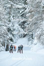 15.12.2023, Val Venosta, Italy (ITA): Vetle Thyli (NOR), Magnus Vesterheim (NOR), Simen Ramstad (NOR), (l-r) - Ski Classics La Venosta Criterium - Val Venosta (ITA). www.nordicfocus.com. © Reichert/NordicFocus. Every downloaded picture is fee-liable.