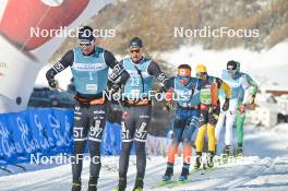 16.12.2023, Val Venosta, Italy (ITA): Emil Persson (SWE), Nils Dahlsten (SWE), (l-r) - Ski Classics La Venosta Criterium - Val Venosta (ITA). www.nordicfocus.com. © Reichert/NordicFocus. Every downloaded picture is fee-liable.