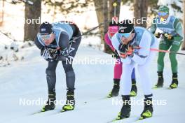 16.12.2023, Val Venosta, Italy (ITA): Emil Persson (SWE), Joar Thele (NOR), (l-r) - Ski Classics La Venosta Criterium - Val Venosta (ITA). www.nordicfocus.com. © Reichert/NordicFocus. Every downloaded picture is fee-liable.