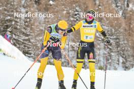 16.12.2023, Val Venosta, Italy (ITA): Emilie Fleten (NOR), Ida Dahl (SWE), (l-r) - Ski Classics La Venosta Criterium - Val Venosta (ITA). www.nordicfocus.com. © Reichert/NordicFocus. Every downloaded picture is fee-liable.