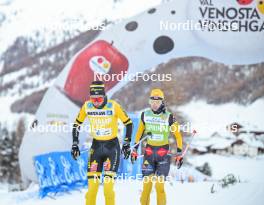 16.12.2023, Val Venosta, Italy (ITA): Ida Dahl (SWE), Emilie Fleten (NOR), (l-r) - Ski Classics La Venosta Criterium - Val Venosta (ITA). www.nordicfocus.com. © Reichert/NordicFocus. Every downloaded picture is fee-liable.