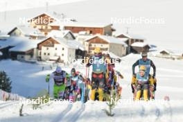 16.12.2023, Val Venosta, Italy (ITA): Thomas Bing (GER), Herman Paus (NOR), Johannes Ekloef (SWE), (l-r) - Ski Classics La Venosta Criterium - Val Venosta (ITA). www.nordicfocus.com. © Reichert/NordicFocus. Every downloaded picture is fee-liable.
