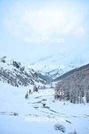 15.12.2023, Val Venosta, Italy (ITA): feature: mountain view - Ski Classics La Venosta Criterium - Val Venosta (ITA). www.nordicfocus.com. © Reichert/NordicFocus. Every downloaded picture is fee-liable.