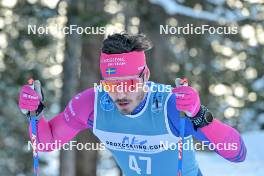 17.12.2023, Val Venosta, Italy (ITA): Niclas Hagglund (SWE) - Ski Classics La Venosta ITT - Val Venosta (ITA). www.nordicfocus.com. © Reichert/NordicFocus. Every downloaded picture is fee-liable.