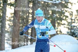 17.12.2023, Val Venosta, Italy (ITA): Benjamin Marguet (FRA) - Ski Classics La Venosta ITT - Val Venosta (ITA). www.nordicfocus.com. © Reichert/NordicFocus. Every downloaded picture is fee-liable.