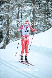 17.12.2023, Val Venosta, Italy (ITA): Nicole Donzallaz (SUI) - Ski Classics La Venosta ITT - Val Venosta (ITA). www.nordicfocus.com. © Reichert/NordicFocus. Every downloaded picture is fee-liable.