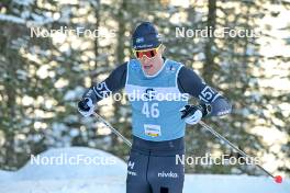 17.12.2023, Val Venosta, Italy (ITA): Nils Dahlsten (SWE) - Ski Classics La Venosta ITT - Val Venosta (ITA). www.nordicfocus.com. © Reichert/NordicFocus. Every downloaded picture is fee-liable.