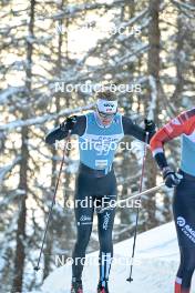 17.12.2023, Val Venosta, Italy (ITA): Mathias Aas Rolid (NOR) - Ski Classics La Venosta ITT - Val Venosta (ITA). www.nordicfocus.com. © Reichert/NordicFocus. Every downloaded picture is fee-liable.