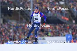 06.01.2024, Oberhof, Germany (GER): Jake Brown (USA) - IBU World Cup Biathlon, pursuit men, Oberhof (GER). www.nordicfocus.com. © Manzoni/NordicFocus. Every downloaded picture is fee-liable.