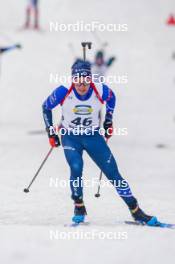 06.01.2024, Oberhof, Germany (GER): Jake Brown (USA) - IBU World Cup Biathlon, pursuit men, Oberhof (GER). www.nordicfocus.com. © Thibaut/NordicFocus. Every downloaded picture is fee-liable.