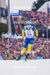 06.01.2024, Oberhof, Germany (GER): Emil Nykvist (SWE) - IBU World Cup Biathlon, pursuit men, Oberhof (GER). www.nordicfocus.com. © Thibaut/NordicFocus. Every downloaded picture is fee-liable.