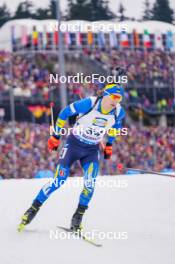 06.01.2024, Oberhof, Germany (GER): Dmytro Pidruchnyi (UKR) - IBU World Cup Biathlon, pursuit men, Oberhof (GER). www.nordicfocus.com. © Thibaut/NordicFocus. Every downloaded picture is fee-liable.