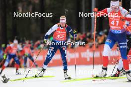 06.01.2024, Oberhof, Germany (GER): Suvi Minkkinen (FIN) - IBU World Cup Biathlon, pursuit women, Oberhof (GER). www.nordicfocus.com. © Manzoni/NordicFocus. Every downloaded picture is fee-liable.