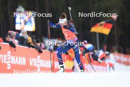 06.01.2024, Oberhof, Germany (GER): Lou Jeanmonnot (FRA) - IBU World Cup Biathlon, pursuit women, Oberhof (GER). www.nordicfocus.com. © Manzoni/NordicFocus. Every downloaded picture is fee-liable.