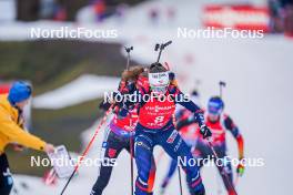 06.01.2024, Oberhof, Germany (GER): Jeanne Richard (FRA) - IBU World Cup Biathlon, pursuit women, Oberhof (GER). www.nordicfocus.com. © Thibaut/NordicFocus. Every downloaded picture is fee-liable.