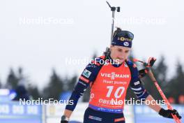 06.01.2024, Oberhof, Germany (GER): Julia Simon (FRA) - IBU World Cup Biathlon, pursuit women, Oberhof (GER). www.nordicfocus.com. © Manzoni/NordicFocus. Every downloaded picture is fee-liable.