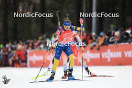 06.01.2024, Oberhof, Germany (GER): Sara Andersson (SWE) - IBU World Cup Biathlon, pursuit women, Oberhof (GER). www.nordicfocus.com. © Manzoni/NordicFocus. Every downloaded picture is fee-liable.