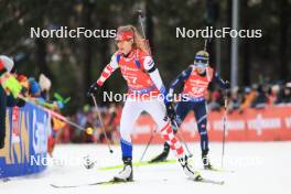06.01.2024, Oberhof, Germany (GER): Anika Kozica (CRO) - IBU World Cup Biathlon, pursuit women, Oberhof (GER). www.nordicfocus.com. © Manzoni/NordicFocus. Every downloaded picture is fee-liable.