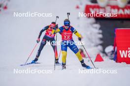 06.01.2024, Oberhof, Germany (GER): Mona Brorsson (SWE) - IBU World Cup Biathlon, pursuit women, Oberhof (GER). www.nordicfocus.com. © Thibaut/NordicFocus. Every downloaded picture is fee-liable.