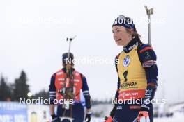 06.01.2024, Oberhof, Germany (GER): Justine Braisaz-Bouchet (FRA) - IBU World Cup Biathlon, pursuit women, Oberhof (GER). www.nordicfocus.com. © Manzoni/NordicFocus. Every downloaded picture is fee-liable.
