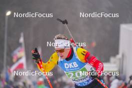 07.01.2024, Oberhof, Germany (GER): Thierry Langer (BEL) - IBU World Cup Biathlon, relay men, Oberhof (GER). www.nordicfocus.com. © Thibaut/NordicFocus. Every downloaded picture is fee-liable.