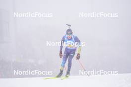 07.01.2024, Oberhof, Germany (GER): Asset Dyussenov (KAZ) - IBU World Cup Biathlon, relay men, Oberhof (GER). www.nordicfocus.com. © Thibaut/NordicFocus. Every downloaded picture is fee-liable.