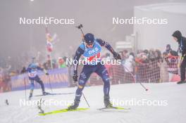 07.01.2024, Oberhof, Germany (GER): Elia Zeni (ITA) - IBU World Cup Biathlon, relay men, Oberhof (GER). www.nordicfocus.com. © Thibaut/NordicFocus. Every downloaded picture is fee-liable.
