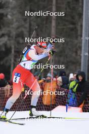 07.01.2024, Oberhof, Germany (GER): Lena Haecki-Gross (SUI) - IBU World Cup Biathlon, relay women, Oberhof (GER). www.nordicfocus.com. © Manzoni/NordicFocus. Every downloaded picture is fee-liable.