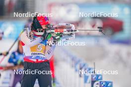 07.01.2024, Oberhof, Germany (GER): Aita Gasparin (SUI) - IBU World Cup Biathlon, relay women, Oberhof (GER). www.nordicfocus.com. © Thibaut/NordicFocus. Every downloaded picture is fee-liable.
