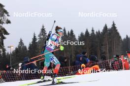 07.01.2024, Oberhof, Germany (GER): Lora Hristova (BUL) - IBU World Cup Biathlon, relay women, Oberhof (GER). www.nordicfocus.com. © Manzoni/NordicFocus. Every downloaded picture is fee-liable.