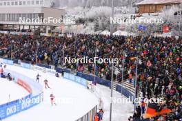 07.01.2024, Oberhof, Germany (GER): Olena Horodna (UKR), Tamara Steiner (AUT), Natalia Sidorowicz (POL), (l-r) - IBU World Cup Biathlon, relay women, Oberhof (GER). www.nordicfocus.com. © Manzoni/NordicFocus. Every downloaded picture is fee-liable.