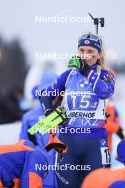 07.01.2024, Oberhof, Germany (GER): Chloe Levins (USA) - IBU World Cup Biathlon, relay women, Oberhof (GER). www.nordicfocus.com. © Manzoni/NordicFocus. Every downloaded picture is fee-liable.
