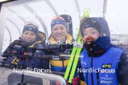 07.01.2024, Oberhof, Germany (GER): Anna Magnusson (SWE), Linn Persson (SWE), (l-r) - IBU World Cup Biathlon, relay women, Oberhof (GER). www.nordicfocus.com. © Manzoni/NordicFocus. Every downloaded picture is fee-liable.