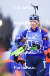 07.01.2024, Oberhof, Germany (GER): Chloe Levins (USA) - IBU World Cup Biathlon, relay women, Oberhof (GER). www.nordicfocus.com. © Manzoni/NordicFocus. Every downloaded picture is fee-liable.