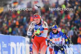 07.01.2024, Oberhof, Germany (GER): Amy Baserga (SUI) - IBU World Cup Biathlon, relay women, Oberhof (GER). www.nordicfocus.com. © Manzoni/NordicFocus. Every downloaded picture is fee-liable.