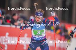 07.01.2024, Oberhof, Germany (GER): Justine Braisaz-Bouchet (FRA) - IBU World Cup Biathlon, relay women, Oberhof (GER). www.nordicfocus.com. © Thibaut/NordicFocus. Every downloaded picture is fee-liable.