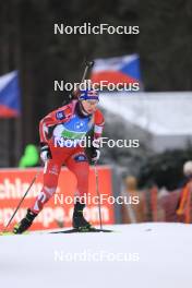 07.01.2024, Oberhof, Germany (GER): Anna Gandler (AUT) - IBU World Cup Biathlon, relay women, Oberhof (GER). www.nordicfocus.com. © Manzoni/NordicFocus. Every downloaded picture is fee-liable.