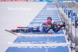 07.01.2024, Oberhof, Germany (GER): Michela Carrara (ITA) - IBU World Cup Biathlon, relay women, Oberhof (GER). www.nordicfocus.com. © Thibaut/NordicFocus. Every downloaded picture is fee-liable.