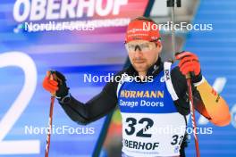 05.01.2024, Oberhof, Germany (GER): Philipp Nawrath (GER) - IBU World Cup Biathlon, sprint men, Oberhof (GER). www.nordicfocus.com. © Manzoni/NordicFocus. Every downloaded picture is fee-liable.