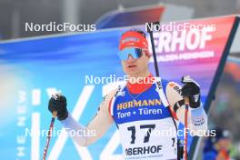 05.01.2024, Oberhof, Germany (GER): Niklas Hartweg (SUI) - IBU World Cup Biathlon, sprint men, Oberhof (GER). www.nordicfocus.com. © Manzoni/NordicFocus. Every downloaded picture is fee-liable.