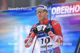 05.01.2024, Oberhof, Germany (GER): Simon Eder (AUT) - IBU World Cup Biathlon, sprint men, Oberhof (GER). www.nordicfocus.com. © Manzoni/NordicFocus. Every downloaded picture is fee-liable.