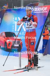 05.01.2024, Oberhof, Germany (GER): Simon Eder (AUT) - IBU World Cup Biathlon, sprint men, Oberhof (GER). www.nordicfocus.com. © Manzoni/NordicFocus. Every downloaded picture is fee-liable.