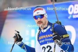 05.01.2024, Oberhof, Germany (GER): Olli Hiidensalo (FIN) - IBU World Cup Biathlon, sprint men, Oberhof (GER). www.nordicfocus.com. © Manzoni/NordicFocus. Every downloaded picture is fee-liable.