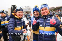05.01.2024, Oberhof, Germany (GER): Linn Persson (SWE), Sara Andersson (SWE), (l-r) - IBU World Cup Biathlon, sprint women, Oberhof (GER). www.nordicfocus.com. © Manzoni/NordicFocus. Every downloaded picture is fee-liable.