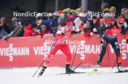 05.01.2024, Oberhof, Germany (GER): Anna Maka (POL), Janina Hettich-Walz (GER), (l-r) - IBU World Cup Biathlon, sprint women, Oberhof (GER). www.nordicfocus.com. © Thibaut/NordicFocus. Every downloaded picture is fee-liable.