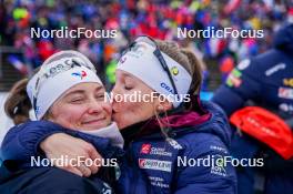 05.01.2024, Oberhof, Germany (GER): Jeanne Richard (FRA), Oceane Michelon (FRA), (l-r) - IBU World Cup Biathlon, sprint women, Oberhof (GER). www.nordicfocus.com. © Thibaut/NordicFocus. Every downloaded picture is fee-liable.