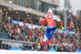 05.01.2024, Oberhof, Germany (GER): Lucie Charvatova (CZE) - IBU World Cup Biathlon, sprint women, Oberhof (GER). www.nordicfocus.com. © Manzoni/NordicFocus. Every downloaded picture is fee-liable.