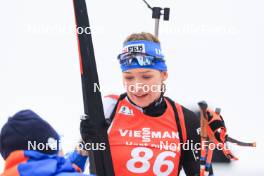05.01.2024, Oberhof, Germany (GER): Hanna-Brita Kaasik (EST) - IBU World Cup Biathlon, sprint women, Oberhof (GER). www.nordicfocus.com. © Manzoni/NordicFocus. Every downloaded picture is fee-liable.